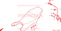 SELLE pour Honda VFR 800 INTERCEPTOR de 1999