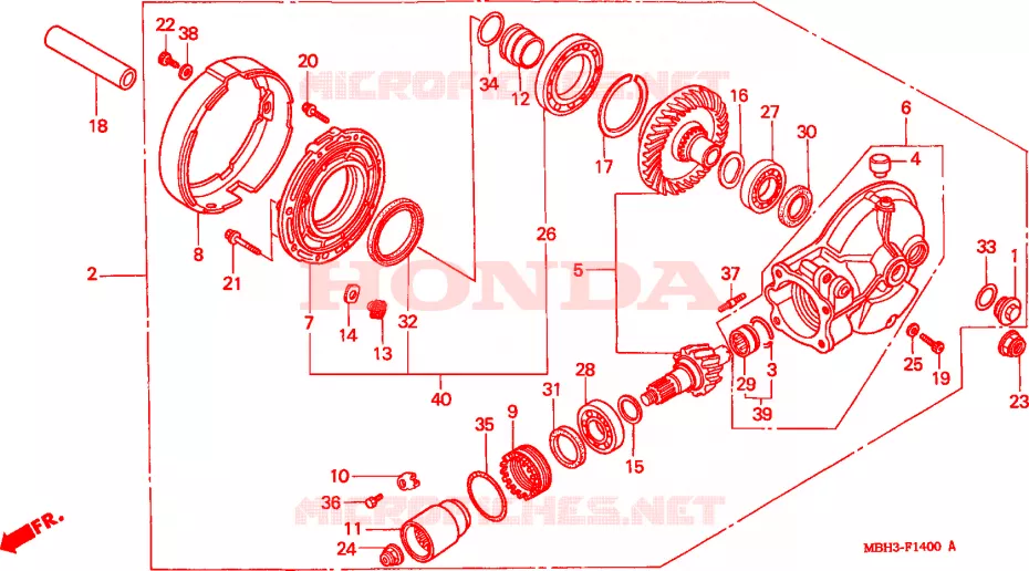 COUPLE CONIQUE Honda MOTO 1100 SHADOW 2000  VT1100C3Y