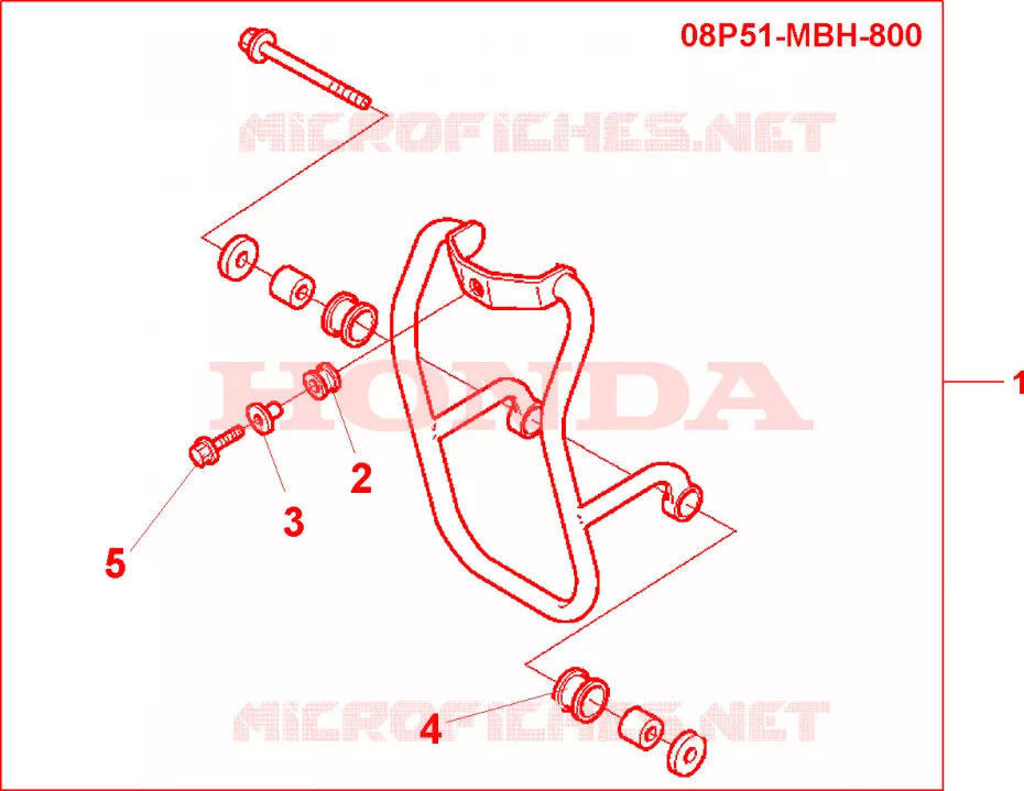 PARE-RADIATEUR VT1100C3 Honda MOTO 1100 SHADOW 1998  VT1100C3W