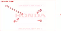 BARRE DE RENFORT DE GUIDON pour Honda XL 1000 VARADERO de 2002