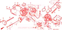 CARBURATEUR (PIECES CONSTITUTIVES) pour Honda XL 1000 VARADERO de 2002