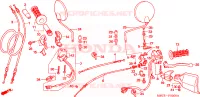COMMODO   LEVIER   CABLE pour Honda XL 1000 VARADERO ABS OTHERS COLORS de 2006