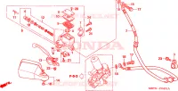 MAITRE CYLINDRE FREIN AV.(XL1000VA) pour Honda XL 1000 VARADERO ABS OTHERS COLORS de 2006