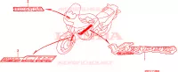 AUTOCOLLANTS pour Honda XL 1000 VARADERO de 2000