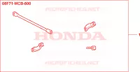 BARRE DE RENFORT DE GUIDON pour Honda XL 1000 VARADERO de 2000