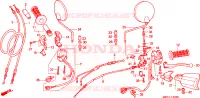 COMMODO   LEVIER   CABLE pour Honda XL 1000 VARADERO de 2000
