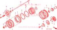 EMBRAYAGE pour Honda XL 1000 VARADERO de 2000