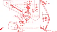 MAITRE CYLINDRE DE FREIN AVANT pour Honda XL 1000 VARADERO de 2000