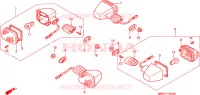 CLIGNOTANT(1) pour Honda CBR 600 de 2000