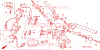 GUIDON   TE DE FOURCHE pour Honda CBR 600 de 2000