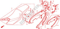 SELLE   CARENAGE ARRIERE (CB600F2/F22) pour Honda CB 600 S HORNET de 2002