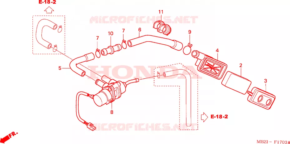 FILTRE A AIR SECONDAIRE Honda MOTO 600 HORNET 2006  CB600F6
