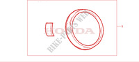 ENTOURAGE COMPTEUR   COMPTE TOURS pour Honda CB 600 S HORNET 34HP de 2000