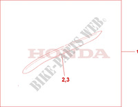 GARNITURES DE CARENAGES pour Honda GL 1800 GOLD WING ABS de 2001