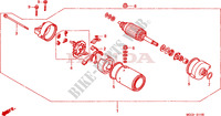 DEMARREUR pour Honda CB 1100 X11 de 2000
