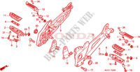 REPOSE PIED pour Honda CB 1100 X11 de 2000
