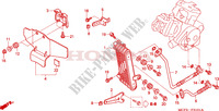 REFROIDISSEUR D'HUILE(VTR1000SP2/3/4/5/6) pour Honda VTR 1000 SP2 de 2006