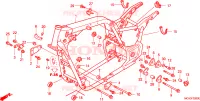 CADRE pour Honda VTX 1800 C de 2004