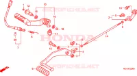 PEDALE pour Honda VTX 1800 C de 2004