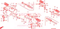REPOSE PIED pour Honda VTX 1800 C de 2004