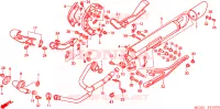 SILENCIEUX D'ECHAPPEMENT pour Honda VTX 1800 C de 2004
