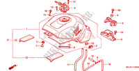 RESERVOIR A CARBURANT (CBR900RRY,1/RE1) pour Honda CBR 929 FIREBLADE ERION de 2001