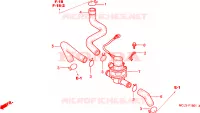 VALVE DE COMMANDE D'INJECTION D'AIR pour Honda CBR 929 RR de 2001
