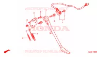 BEQUILLE pour Honda SHADOW VT 750 SPIRIT D de 2003