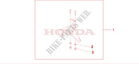 SAUT DE VENT pour Honda SHADOW VT 750 SPIRIT D de 2003