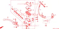MAITRE CYLINDRE FREIN AV.(ST1300) pour Honda PAN EUROPEAN ST 1300 de 2002