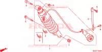 AMORTISSEUR ARRIERE pour Honda PAN EUROPEAN 1300 ABS de 2010