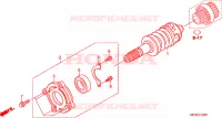 ARBRE MENANT pour Honda PAN EUROPEAN 1300 ABS de 2010