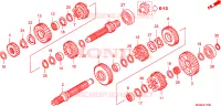 BOITE DE VITESSES pour Honda PAN EUROPEAN 1300 ABS de 2010