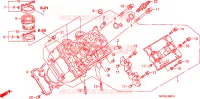 CULASSE DE CYLINDRE GAUCHE pour Honda PAN EUROPEAN 1300 ABS de 2010