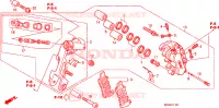 ETRIER DE FREIN AVANT GAUCHE pour Honda PAN EUROPEAN 1300 ABS de 2010