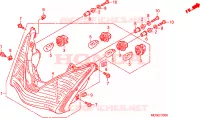 FEUX ARRIERE pour Honda PAN EUROPEAN 1300 ABS de 2010