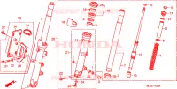 FOURCHE pour Honda PAN EUROPEAN 1300 ABS de 2010