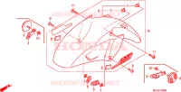 GARDE BOUE AVANT pour Honda PAN EUROPEAN 1300 ABS de 2010
