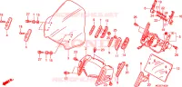 PARE BRISE pour Honda PAN EUROPEAN 1300 ABS de 2010