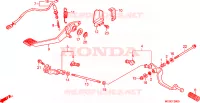 PEDALE pour Honda PAN EUROPEAN 1300 ABS de 2010