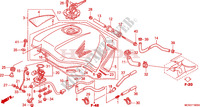 RESERVOIR A CARBURANT pour Honda PAN EUROPEAN 1300 ABS de 2010