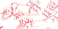 SILENCIEUX D'ECHAPPEMENT pour Honda PAN EUROPEAN 1300 ABS de 2010