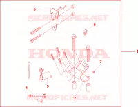 SUPPORT GPS pour Honda PAN EUROPEAN 1300 ABS de 2010
