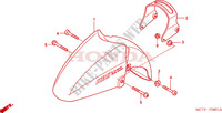 GARDE BOUE AVANT (FJS600A3/A4/A5) pour Honda SILVER WING 600 ABS de 2005