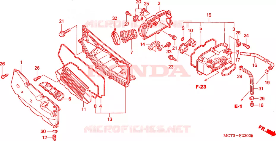 FILTRE A AIR Honda SCOOTER 600 SILVERWING 2002  FJS6002