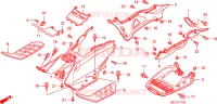 MARCHE PIEDS pour Honda SILVER WING 600 de 2007