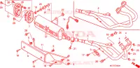 SILENCIEUX D'ECHAPPEMENT pour Honda SILVER WING 600 de 2007