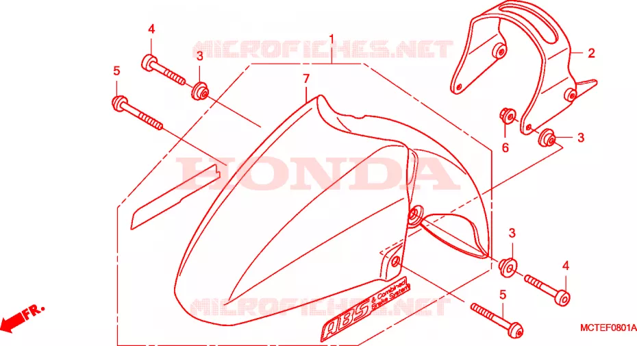 AILE AVANT  Honda SCOOTER 600 SILVERWING 2006  FJS600A6