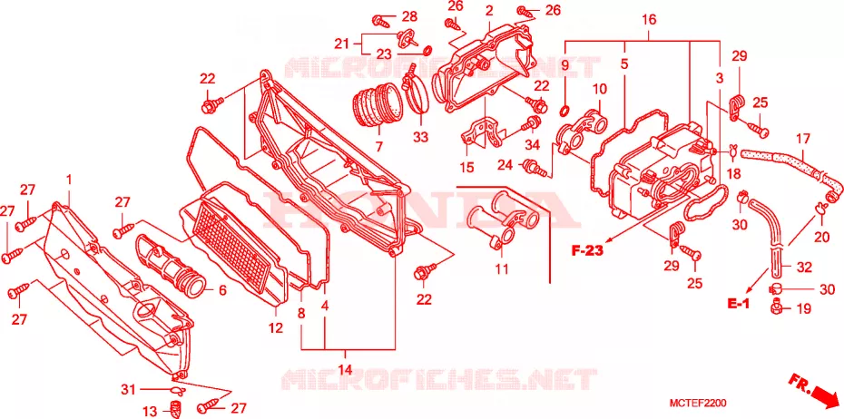 FILTRE A AIR Honda SCOOTER 400 SILVERWING 2006  FJS400D6