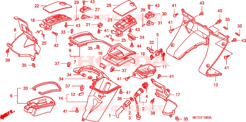 PROTEGE JAMBES Honda SCOOTER 400 SILVERWING 2006  FJS400D6